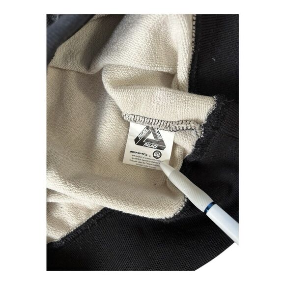 Palace x AMG Technical Crew Sweatshirt | Black | Small | SS21 | Mercedes Benz - Picture 7 of 10